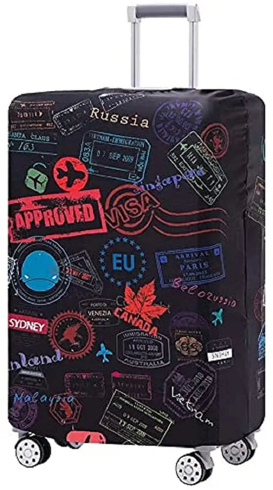 Luggage Cover Trolley Travel Covers Washable Dust Proof Anti-Scratch Suitcase Protector (Small)