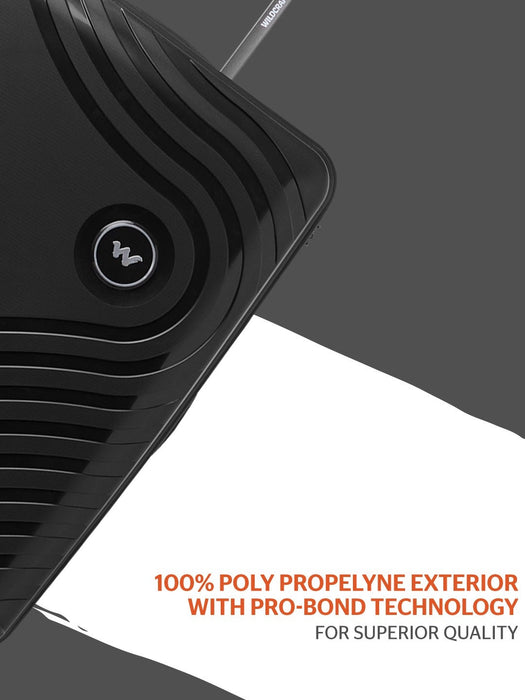 Wildcraft Onyx Hybrid Cabin Hard Shell Trolley Bag, Smooth 360-Degree Wheels, TSA Lock