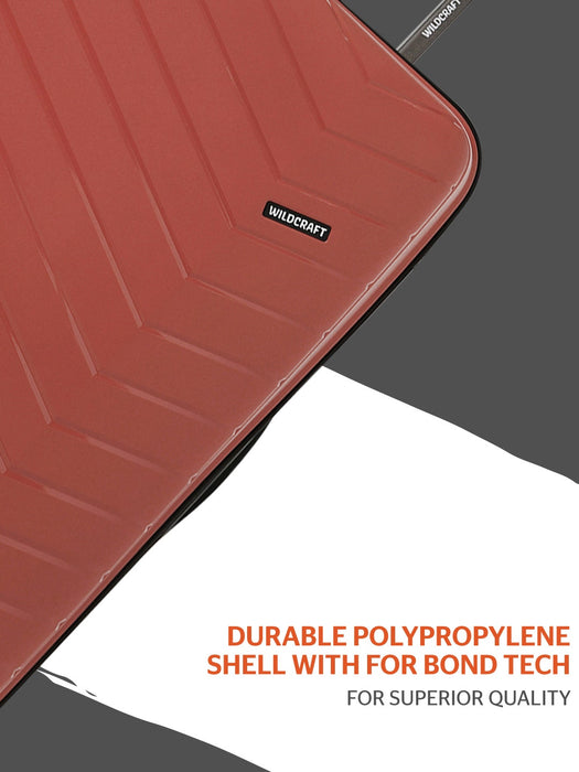 Wildcraft Flynt 3-Piece Hardside Trolley Luggage Set - Durable, Secure, Effortless Travel