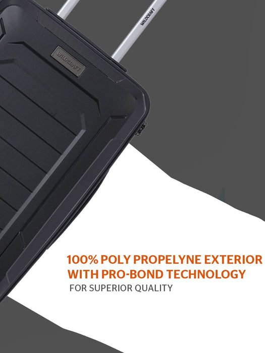 Wildcraft Safara Mercury Durable Hard Shell Travel Cargo Case Trolley