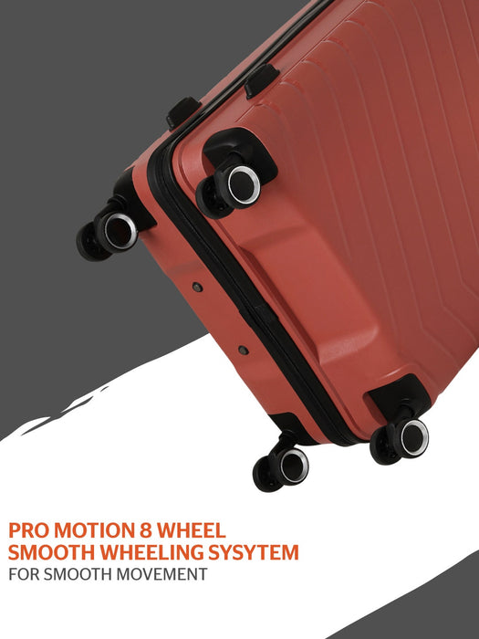 Wildcraft Flynt 3-Piece Hardside Trolley Luggage Set - Durable, Secure, Effortless Travel