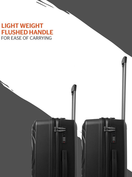 Wildcraft Onyx Hybrid Cabin Hard Shell Trolley Bag, Smooth 360-Degree Wheels, TSA Lock