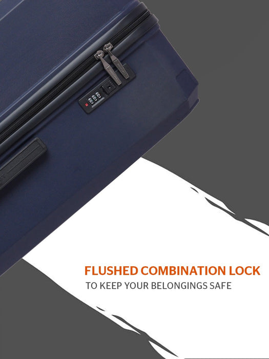 Wildcraft Safara Copper Durable Hardside Spinner Luggage Case, 8 Wheels