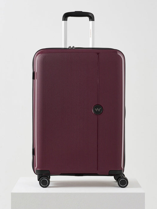 Wildcraft Safara Copper Durable Hardside Spinner Luggage Case, 8 Wheels