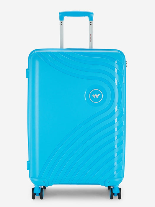 Wildcraft Onyx Hybrid Cabin Hard Shell Trolley Bag, Smooth 360-Degree Wheels, TSA Lock