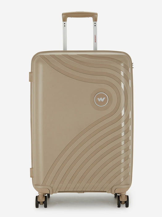 Wildcraft Onyx Hybrid Cabin Hard Shell Trolley Bag, Smooth 360-Degree Wheels, TSA Lock