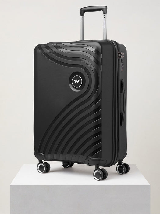 Wildcraft Onyx Hybrid Cabin Hard Shell Trolley Bag, Smooth 360-Degree Wheels, TSA Lock