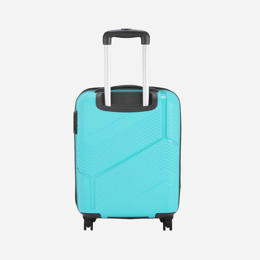 Safari Zolo Cyan Hard-Shell Dual-Wheel Trolley Bag for Effortless Travel