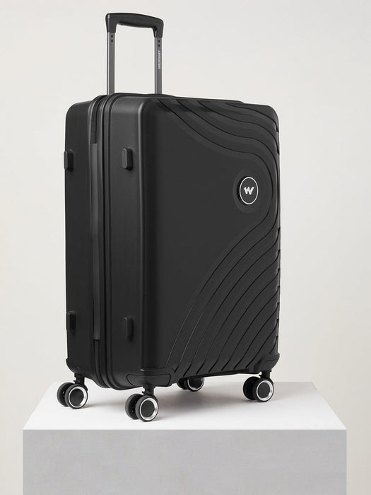 Wildcraft Onyx Hybrid Cabin Hard Shell Trolley Bag, Smooth 360-Degree Wheels, TSA Lock