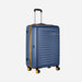 Safari Defender Blue Hard-Shell Luggage Combo: Small & Medium, TSA Lock, Dual Wheels