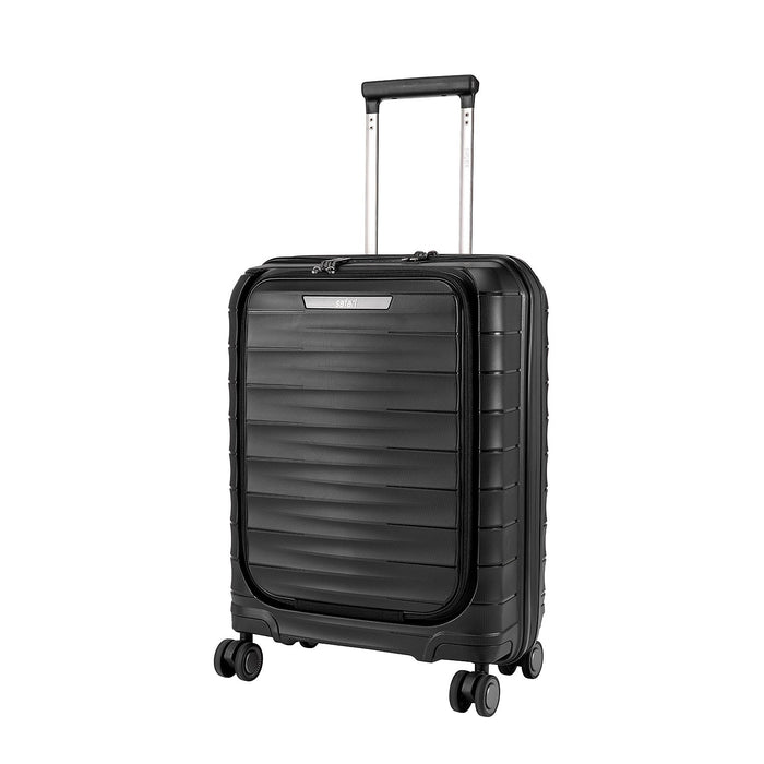 Safari Aerolite Black Cabin Trolley: Laptop Compartment, TSA Lock, Dual Wheels