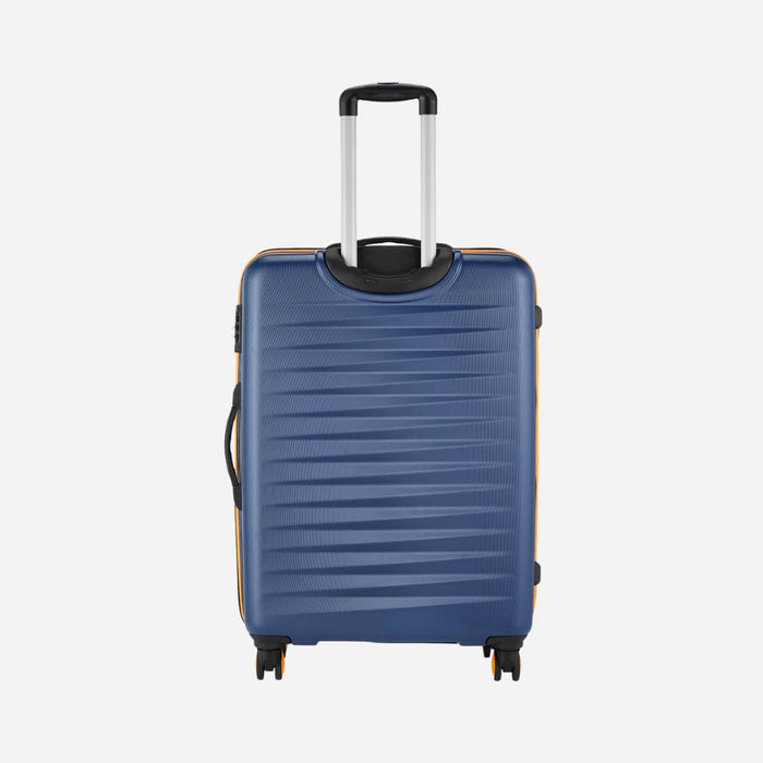 Safari Defender Blue Hard-Shell Luggage Combo: Small & Medium, TSA Lock, Dual Wheels