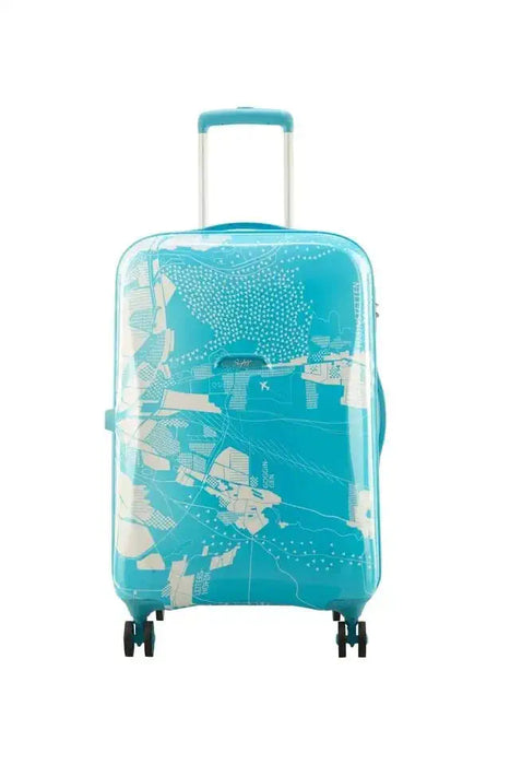 Skybags Globerunner Polycarbonate Hardsided Small Cabin Luggage (BAL) (55 CMS, Green)