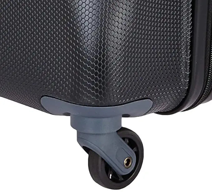 Misam ABS 66 cms Blue Hard Sided Medium Suitcase