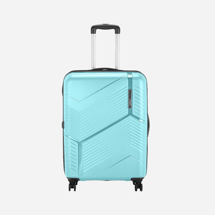 Safari Zolo Cyan Hard-Shell Dual-Wheel Trolley Bag for Effortless Travel
