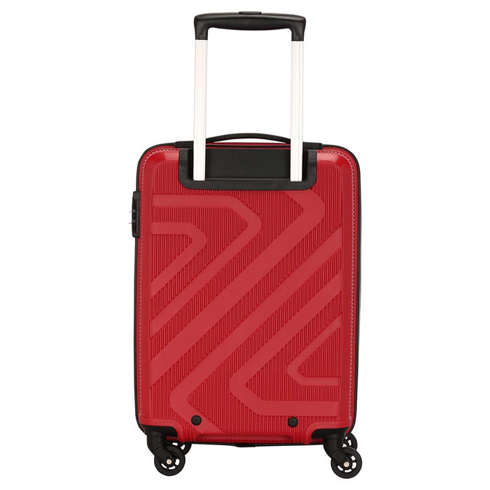 Polypropylene Small-55 cm, Medium-68 cm, Large-79 cm Hard Trolley Set (Set of 3) (Ruby RED)