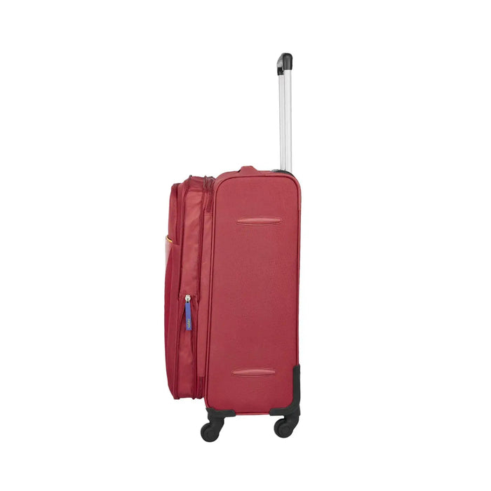 Polyester 76 cms Soft Suitcase (PRISMA3P4WRED_red) Pack of 3