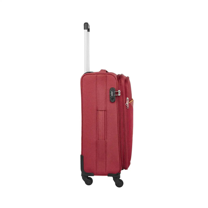 Polyester 76 cms Soft Suitcase (PRISMA3P4WRED_red) Pack of 3