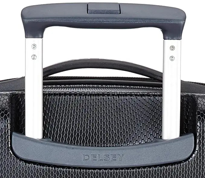 Misam ABS 66 cms Blue Hard Sided Medium Suitcase