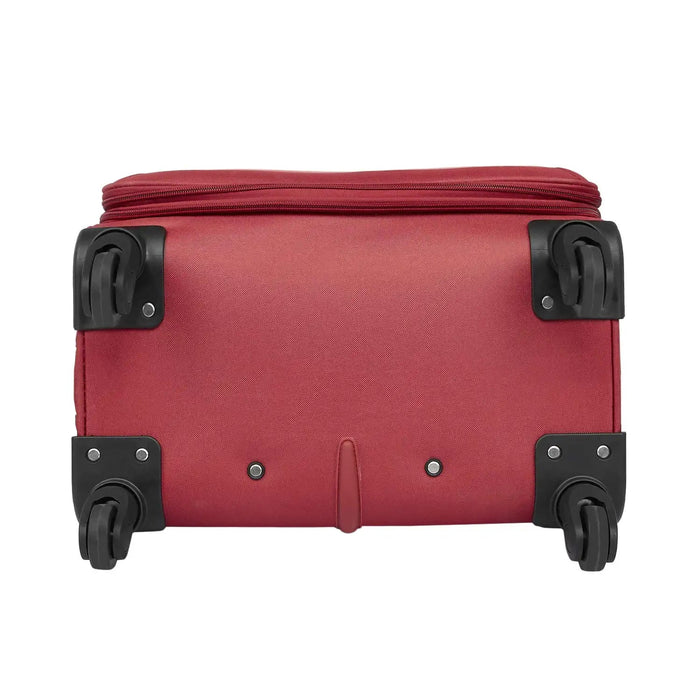 Polyester 76 cms Soft Suitcase (PRISMA3P4WRED_red) Pack of 3