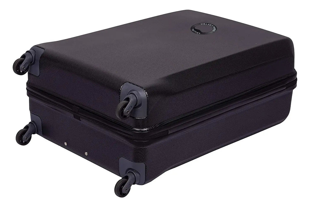 Misam ABS 66 cms Blue Hard Sided Medium Suitcase