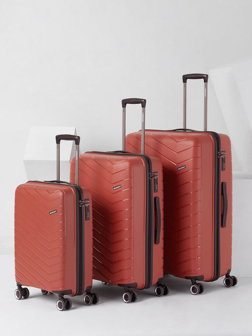 Wildcraft Flynt 3-Piece Hardside Trolley Luggage Set - Durable, Secure, Effortless Travel