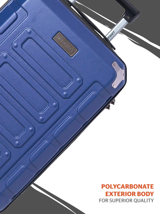 Wildcraft Boreal Polycarbonate Cabin Hard Trolley Bag with TSA Lock