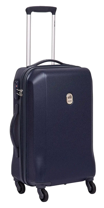 Misam ABS 66 cms Blue Hard Sided Medium Suitcase