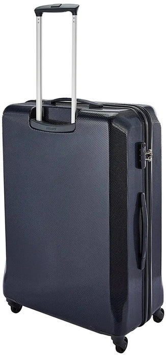 Misam ABS 66 cms Blue Hard Sided Medium Suitcase
