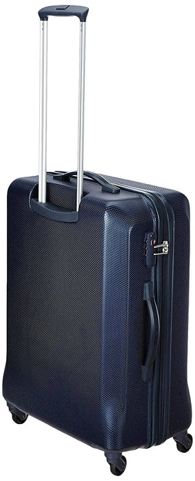 Misam ABS 66 cms Blue Hard Sided Medium Suitcase