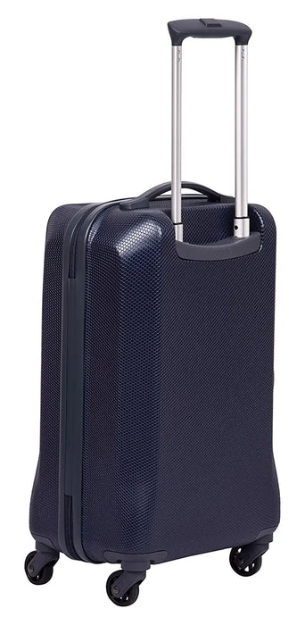 Misam ABS 66 cms Blue Hard Sided Medium Suitcase