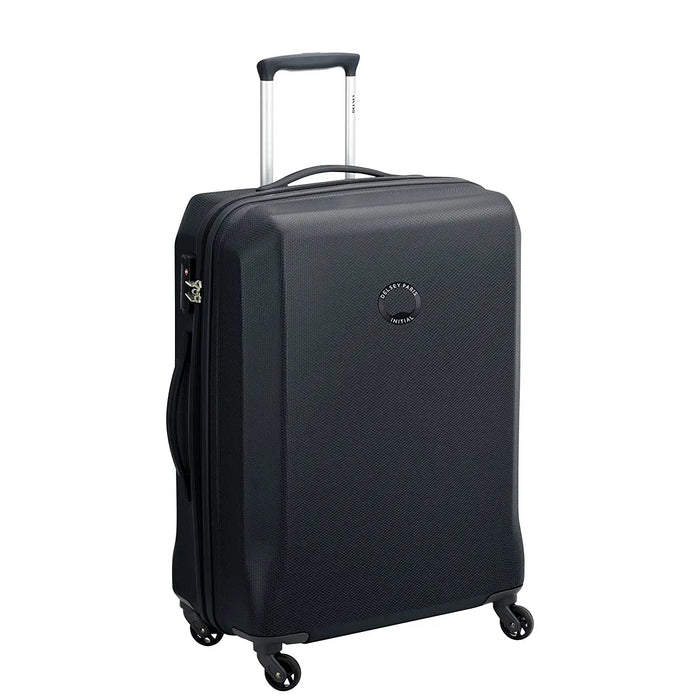 Misam ABS 66 cms Blue Hard Sided Medium Suitcase
