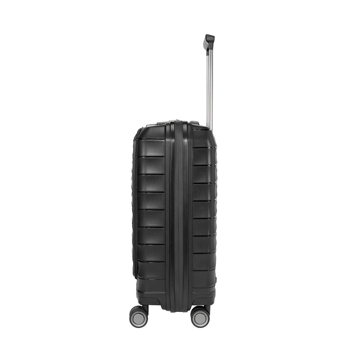 Safari Aerolite Black Cabin Trolley: Laptop Compartment, TSA Lock, Dual Wheels