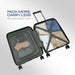 Safari Aerolite Black Cabin Trolley: Laptop Compartment, TSA Lock, Dual Wheels