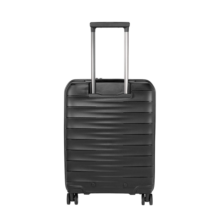 Safari Aerolite Black Cabin Trolley: Laptop Compartment, TSA Lock, Dual Wheels