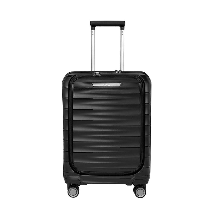 Safari Aerolite Black Cabin Trolley: Laptop Compartment, TSA Lock, Dual Wheels