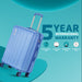 Safari Linea Pearl Blue Hardside Luggage: Durable Polycarbonate, Smooth Dual Wheels