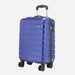 Safari Ozone Metallic Blue Hardside Luggage, Dual Wheels, Polycarbonate, Secure Lock