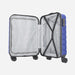 Safari Ozone Metallic Blue Hardside Luggage, Dual Wheels, Polycarbonate, Secure Lock