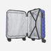 Safari Ozone Metallic Blue Hardside Luggage, Dual Wheels, Polycarbonate, Secure Lock