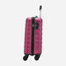 Safari Ozone Hardcase Wine Red Luggage Set: Durable, Dual-Wheel, Travel Trolley Bag