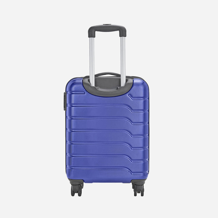 Safari Ozone Metallic Blue Hardside Luggage, Dual Wheels, Polycarbonate, Secure Lock