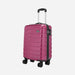 Safari Ozone Hardcase Wine Red Luggage Set: Durable, Dual-Wheel, Travel Trolley Bag