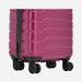 Safari Ozone Hardcase Wine Red Luggage Set: Durable, Dual-Wheel, Travel Trolley Bag