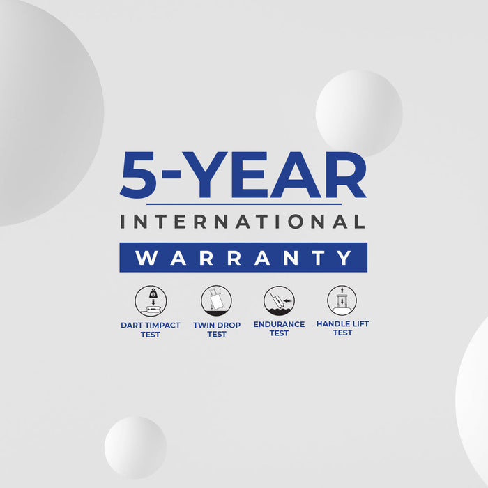 Safari Ozone Metallic Blue Hardside Luggage, Dual Wheels, Polycarbonate, Secure Lock