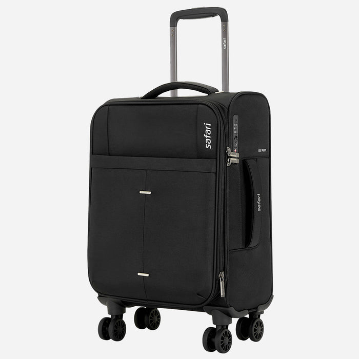 Safari Airpro Lightweight Expandable Soft Luggage Trolley Bag Dual Spinner Wheels