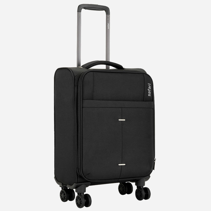 Safari Airpro Lightweight Expandable Soft Luggage Trolley Bag Dual Spinner Wheels