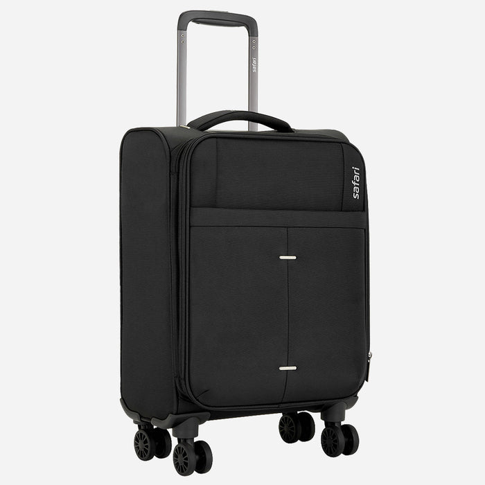 Safari Airpro Lightweight Expandable Soft Luggage Trolley Bag Dual Spinner Wheels
