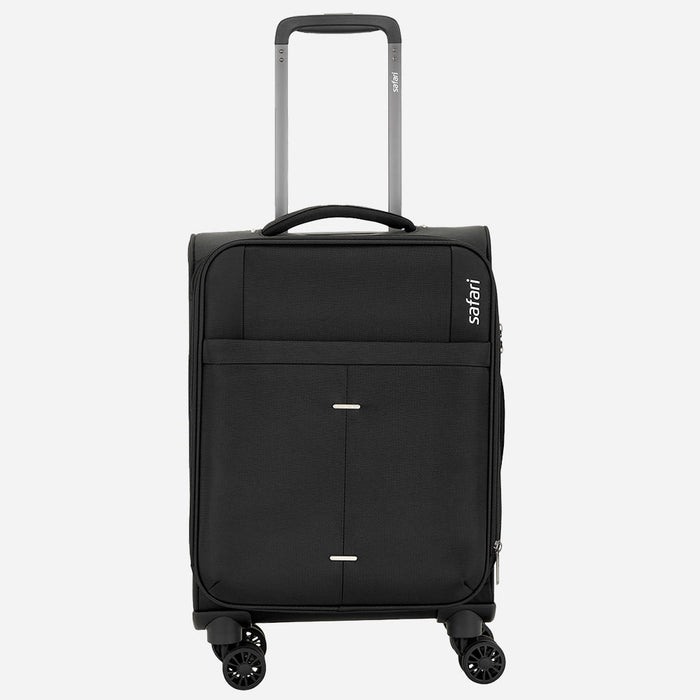 Safari Airpro Lightweight Expandable Soft Luggage Trolley Bag Dual Spinner Wheels