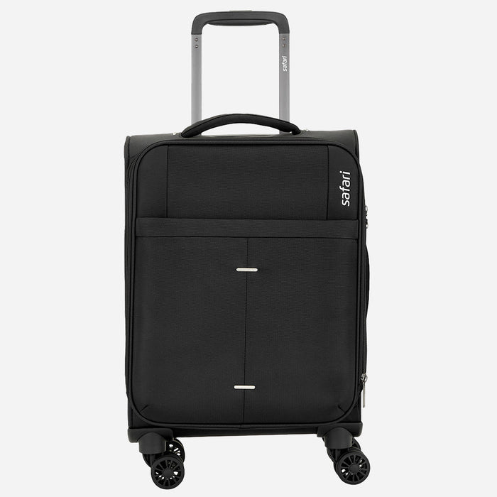 Safari Airpro Lightweight Expandable Soft Luggage Trolley Bag Dual Spinner Wheels